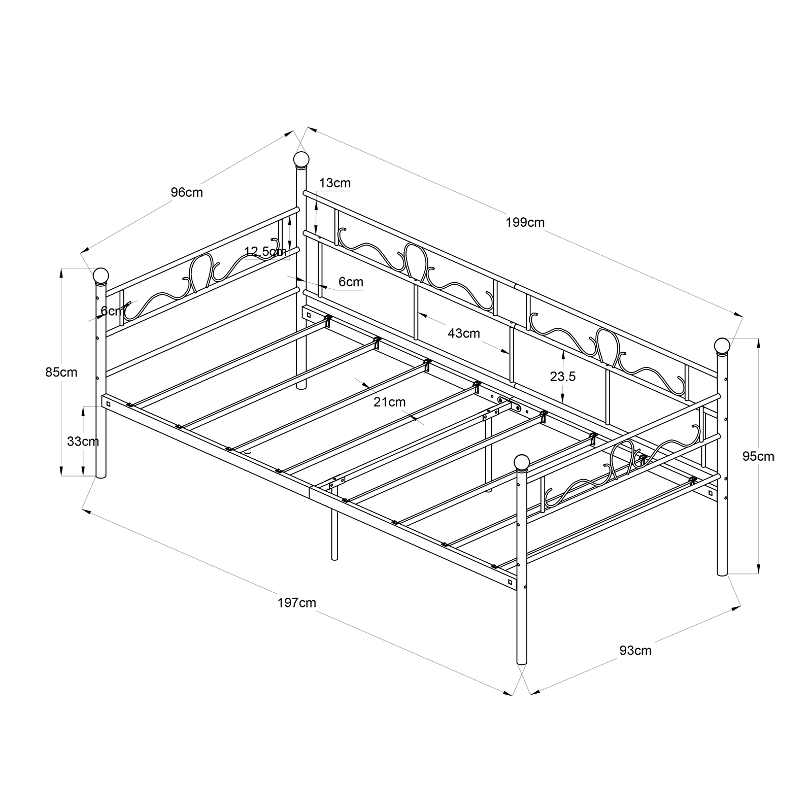 BASCOM Beds - White #31505 - Image 5