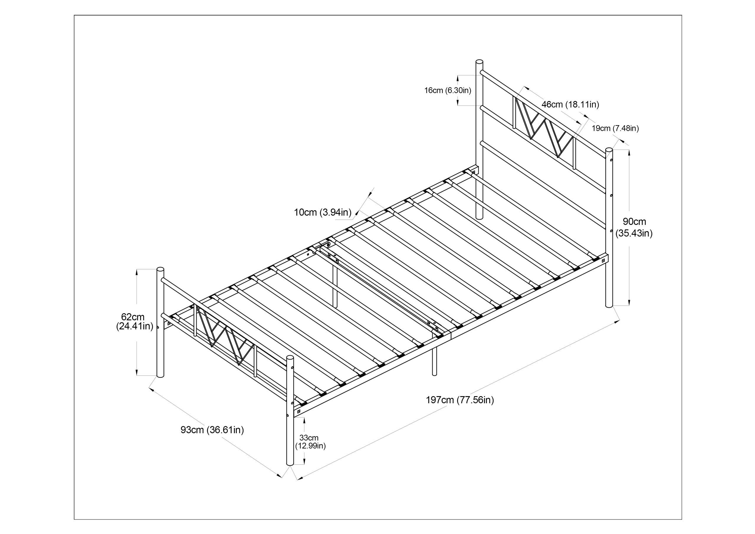 BEREAH Beds - Black #31527 - Image 5