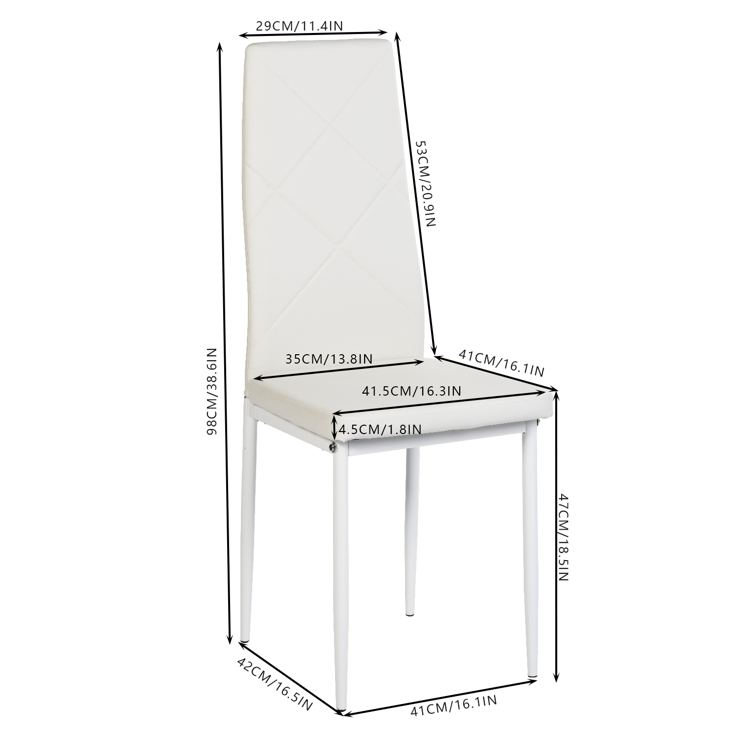 BLOXOM Chairs - White #31432 - Image 5