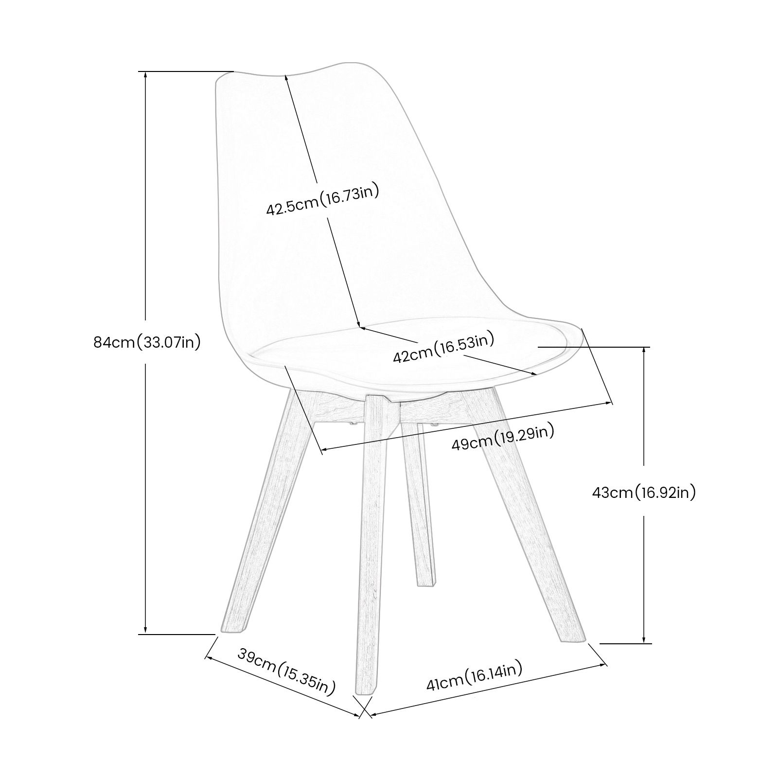BOYDS Chairs - White #31250 - Image 5