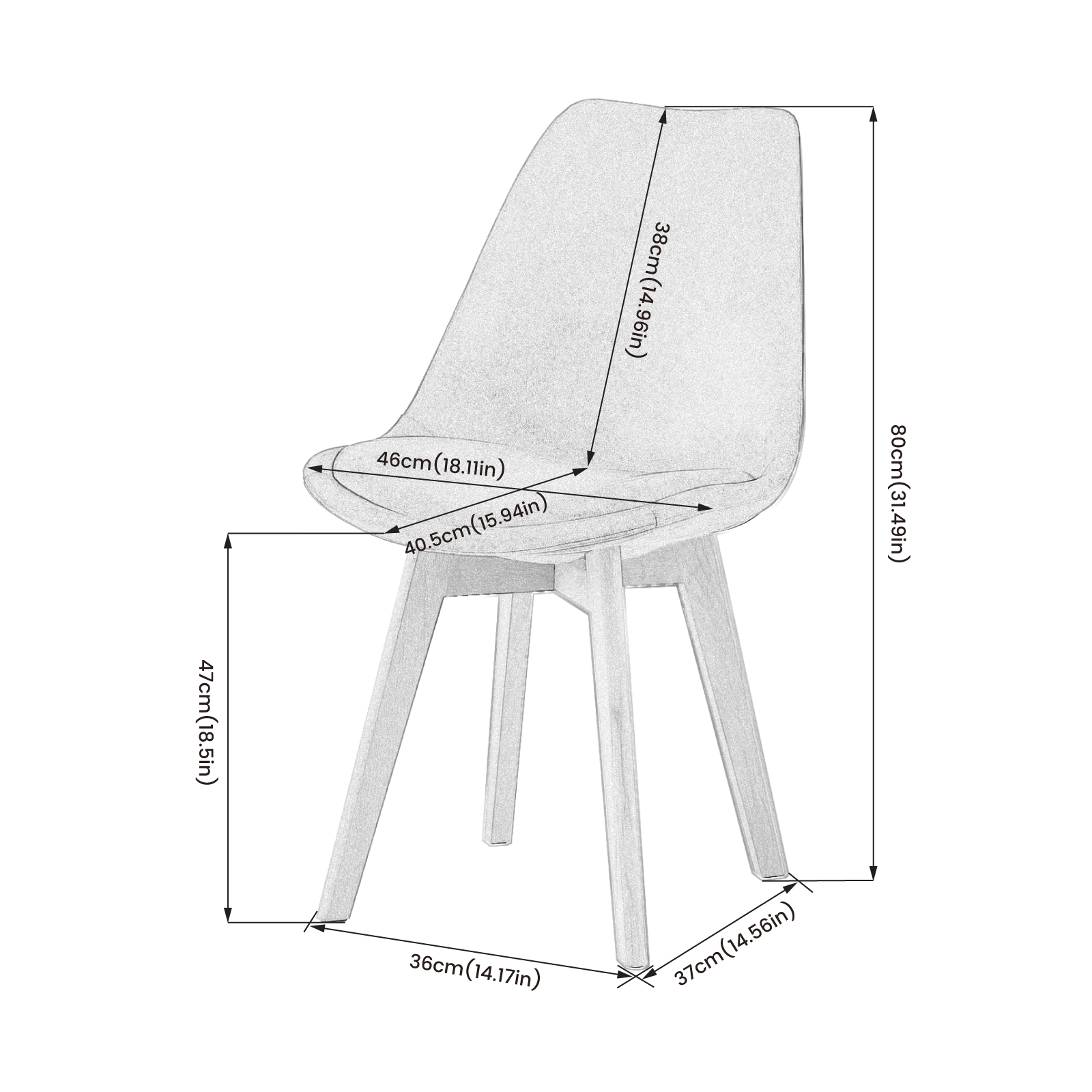 CAPPS Chairs - Dark grey #31566 - Image 5