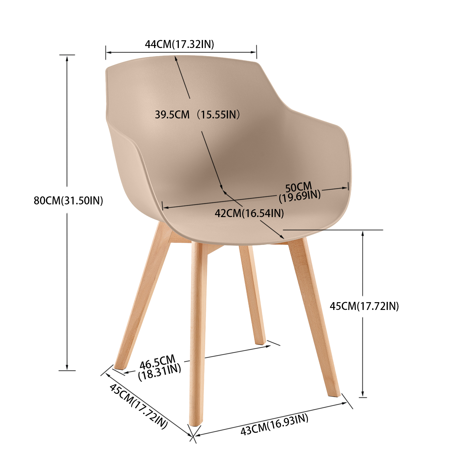 CLOVER Chairs - Light KAR-KEE #31416 - Image 5