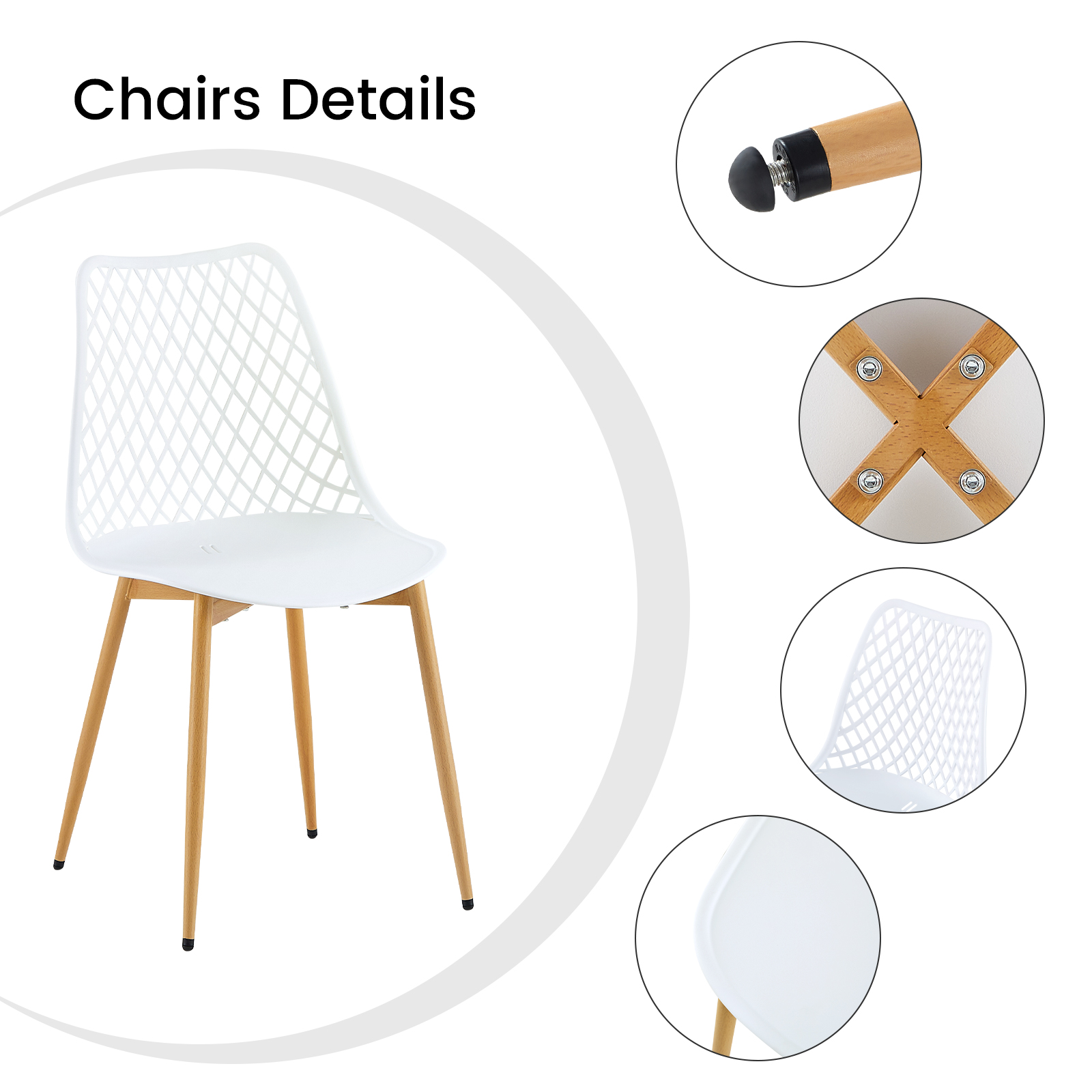 COVADA Chairs - White #31546 - Image 3