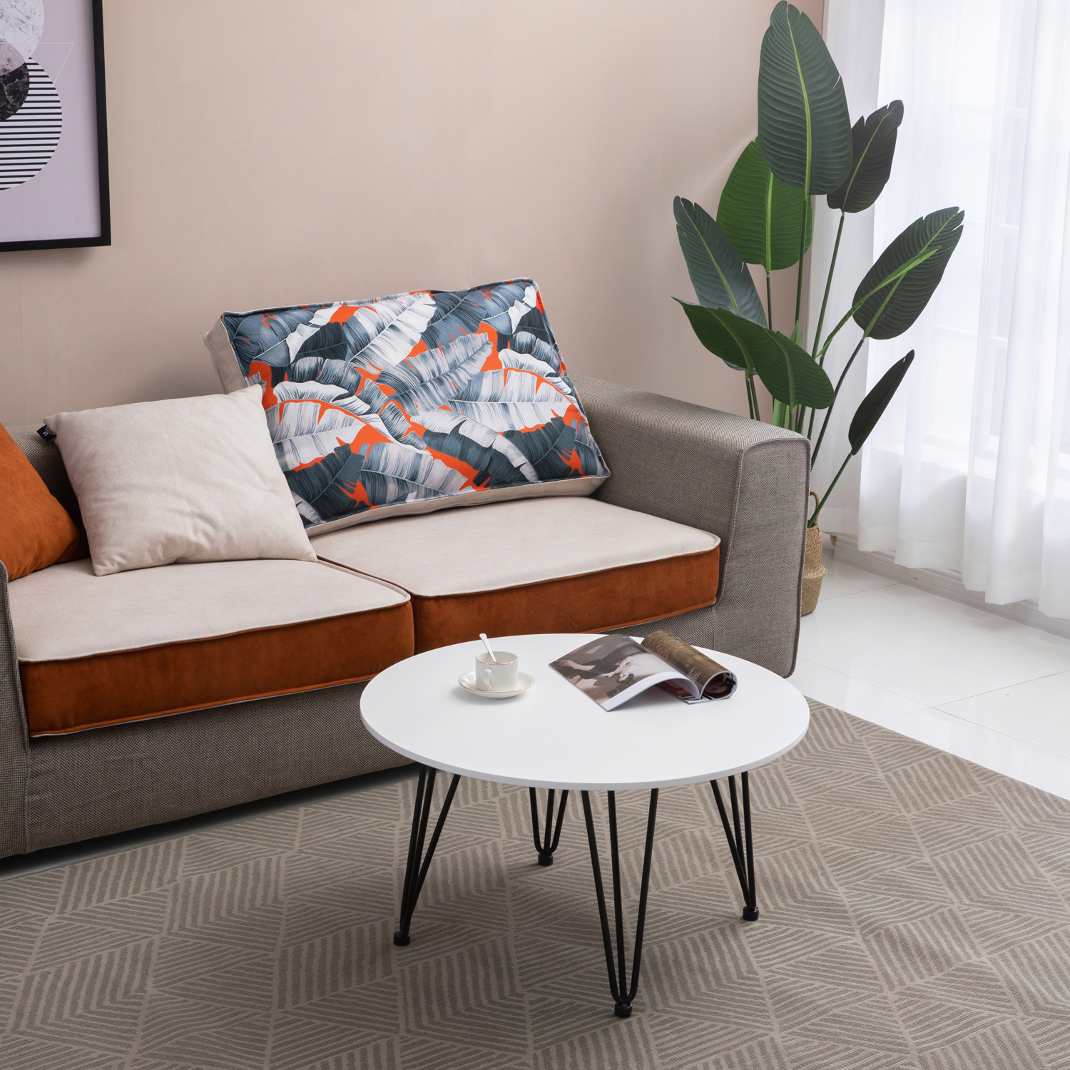 COWLEY Tables - White #31608 - Image 2