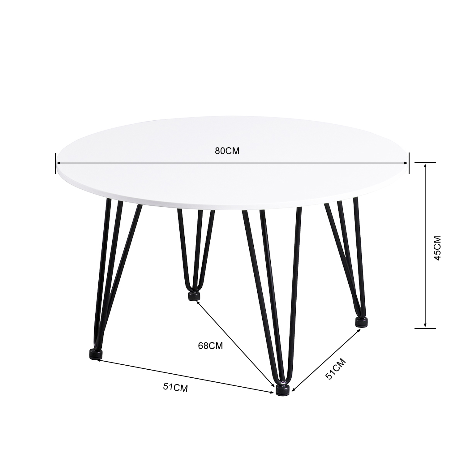 COWLEY Tables - White #31608 - Image 5