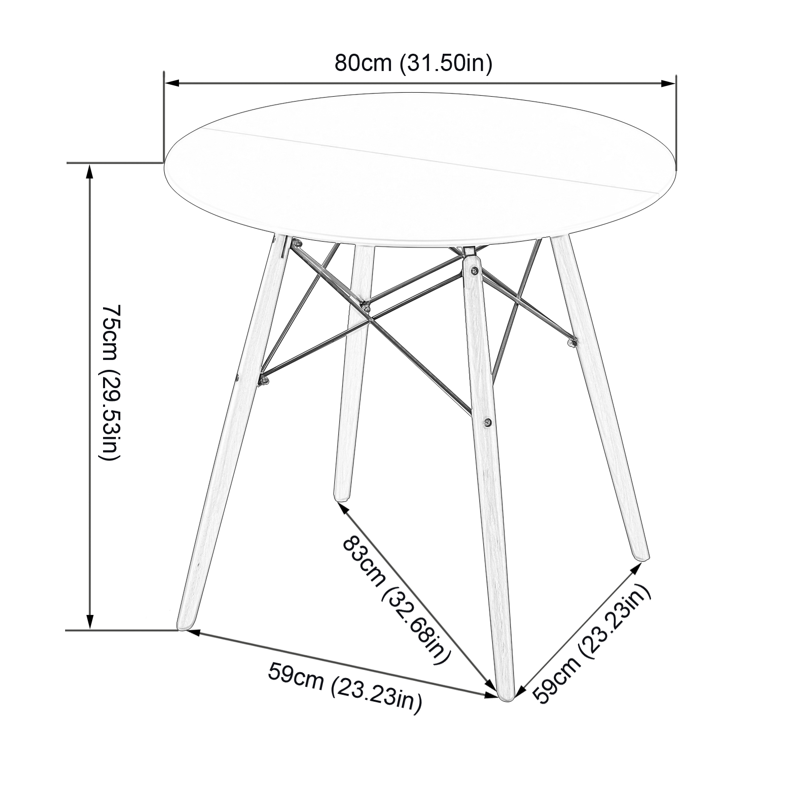 ELCHO Tables - Frosted #31474 - Image 5