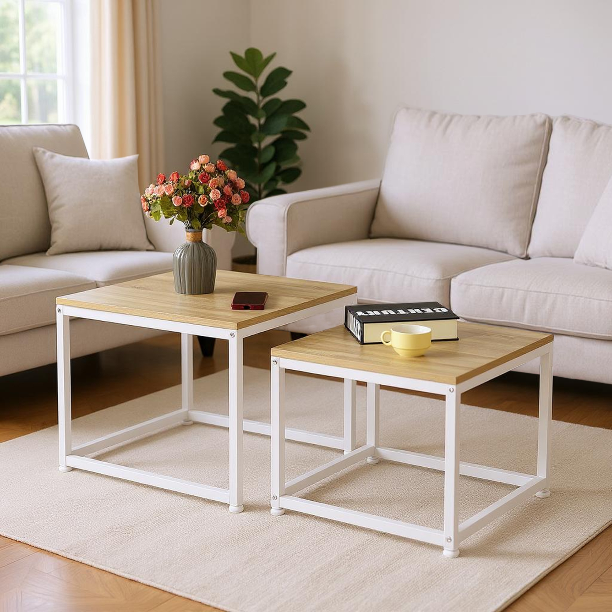 EZZELL Tables - Oak #31482 - Image 2