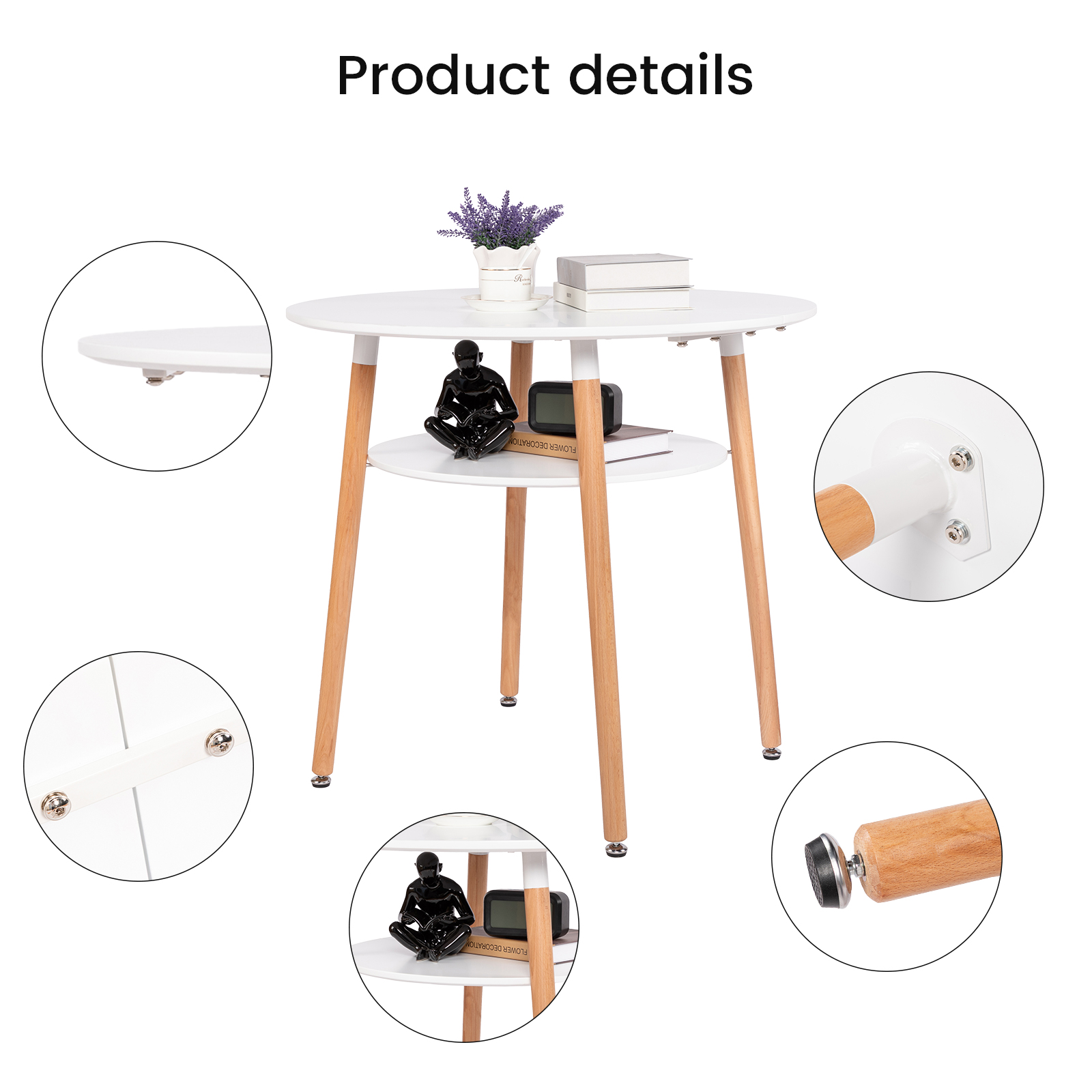 FULLER Tables - White marble #31418 - Image 3