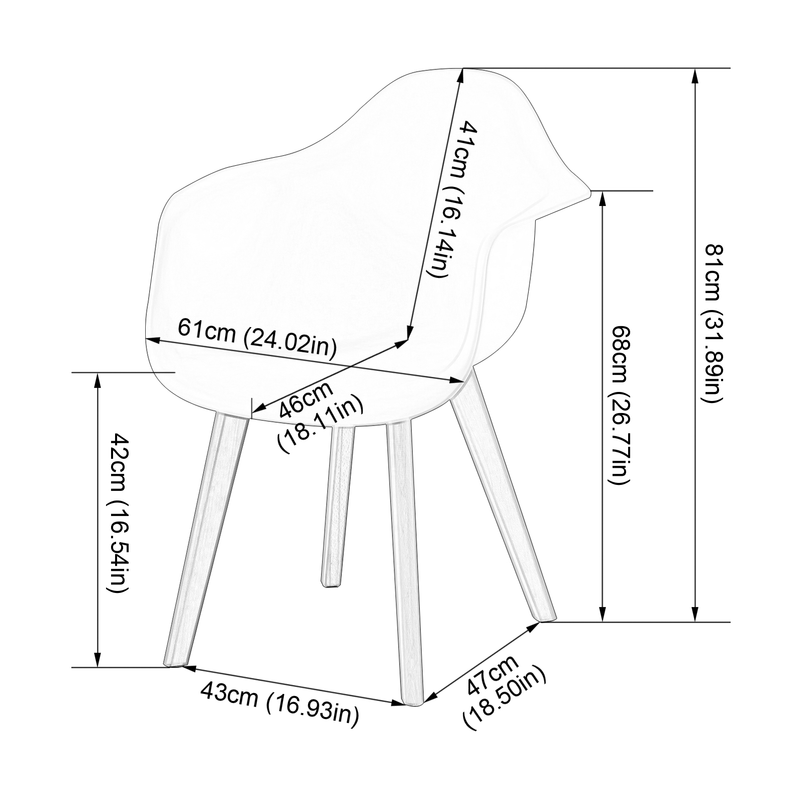 GASCON Chairs - Black #31621 - Image 5