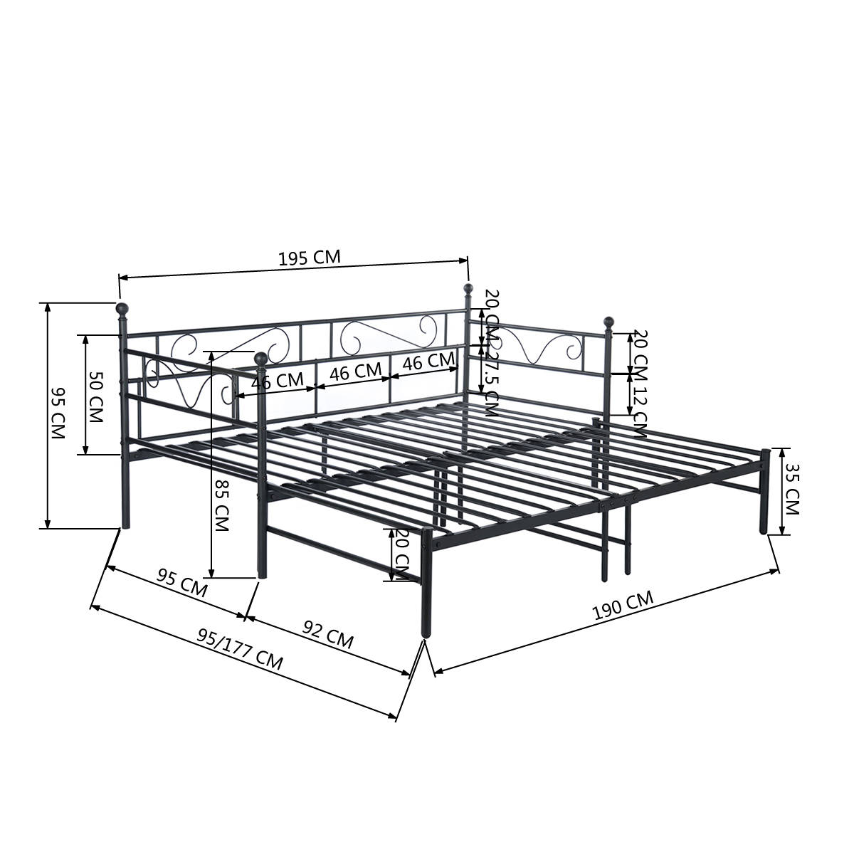 HALES Beds - Black #31206 - Image 5