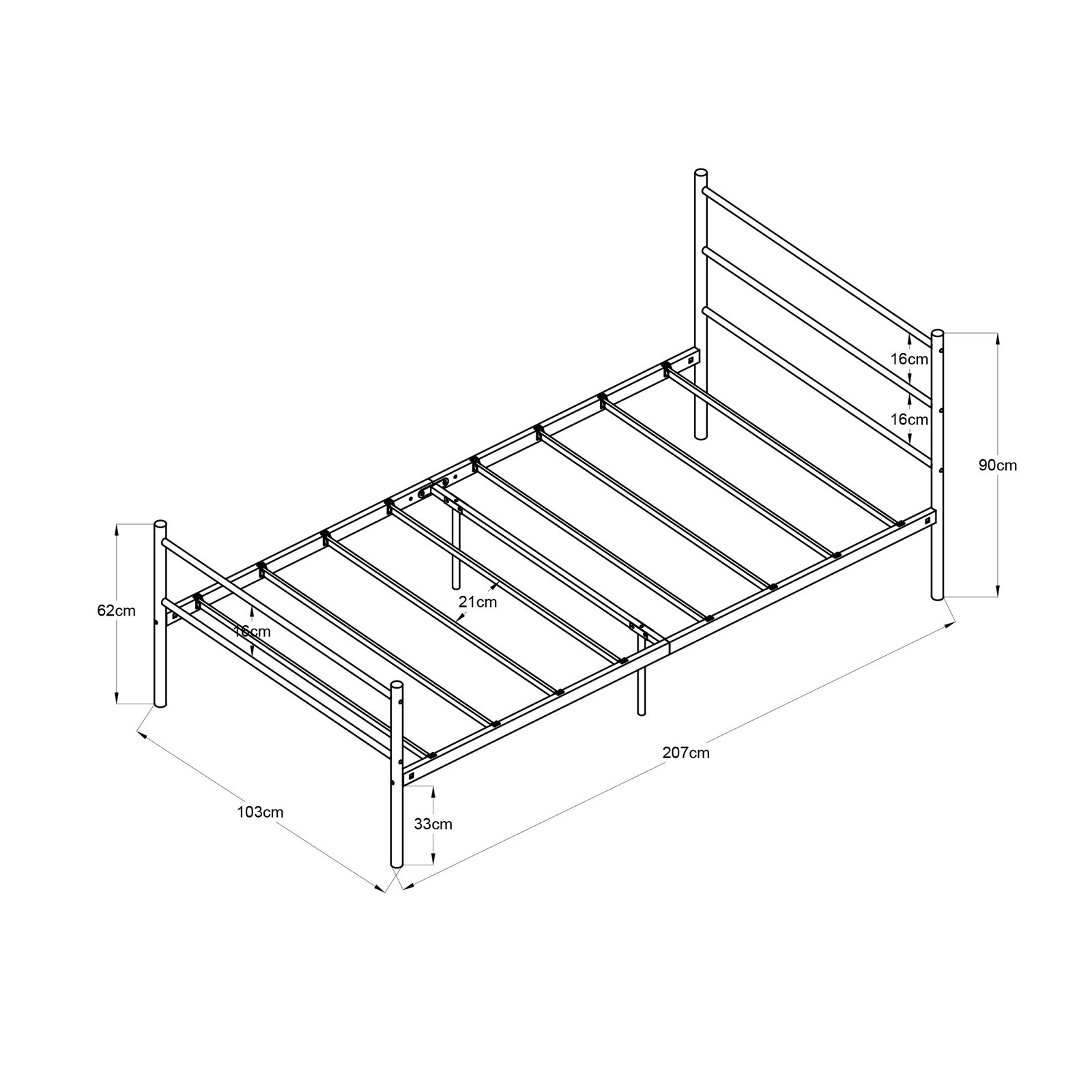 HARRAH Beds - Black #31607 - Image 5