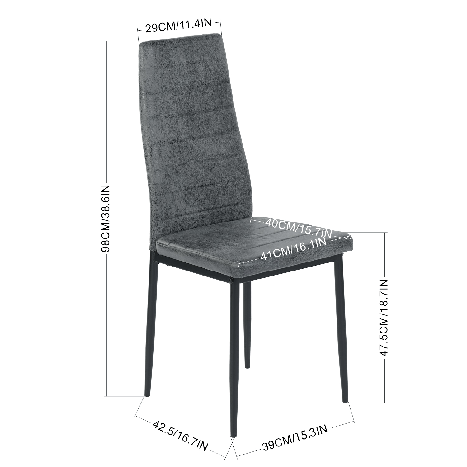 HOADLY Chairs - Gray #31460 - Image 5