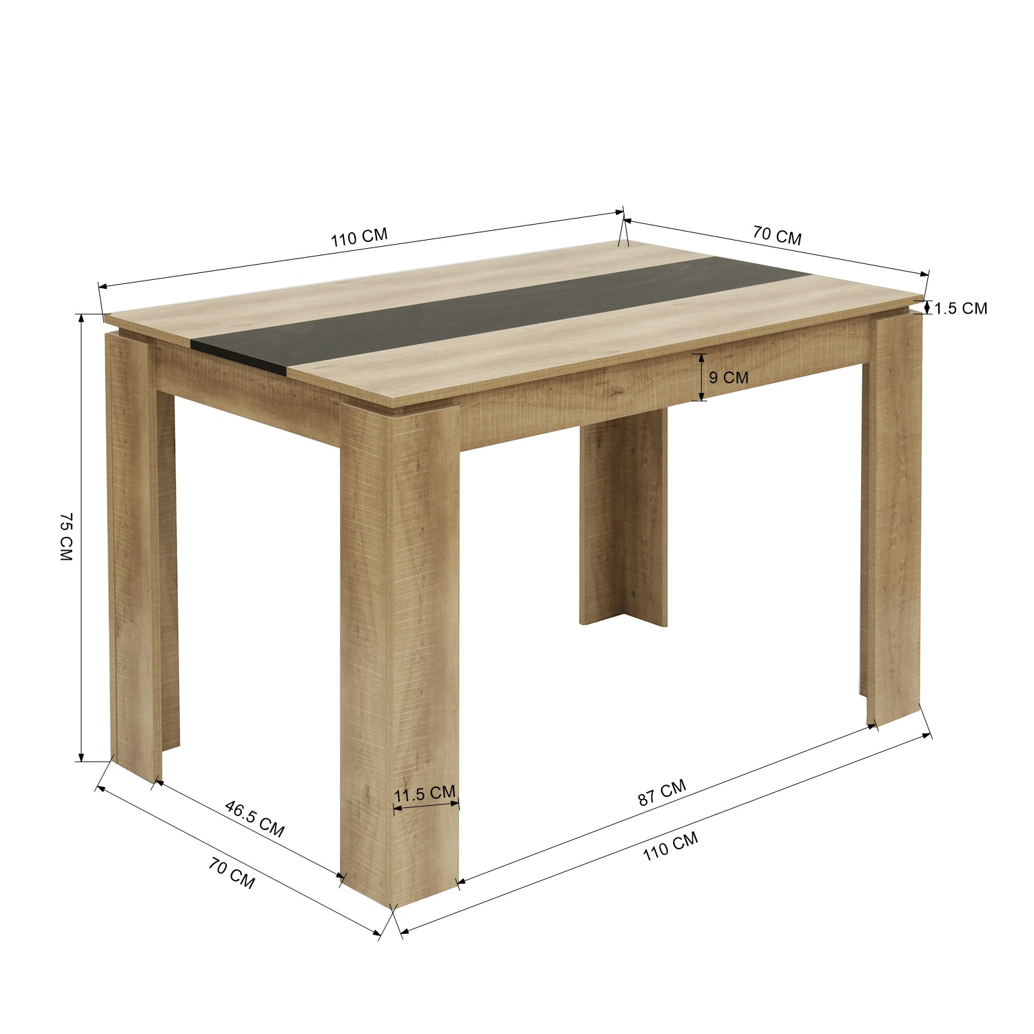 MELFA Tables - Oak #31132 - Image 5