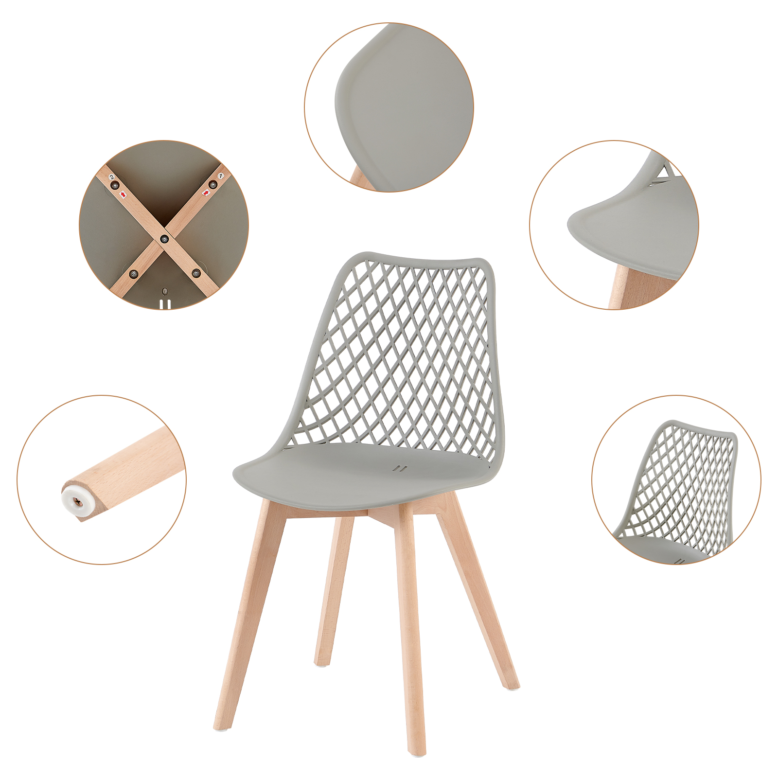 MOLSON Chairs - Gray #31428 - Image 3