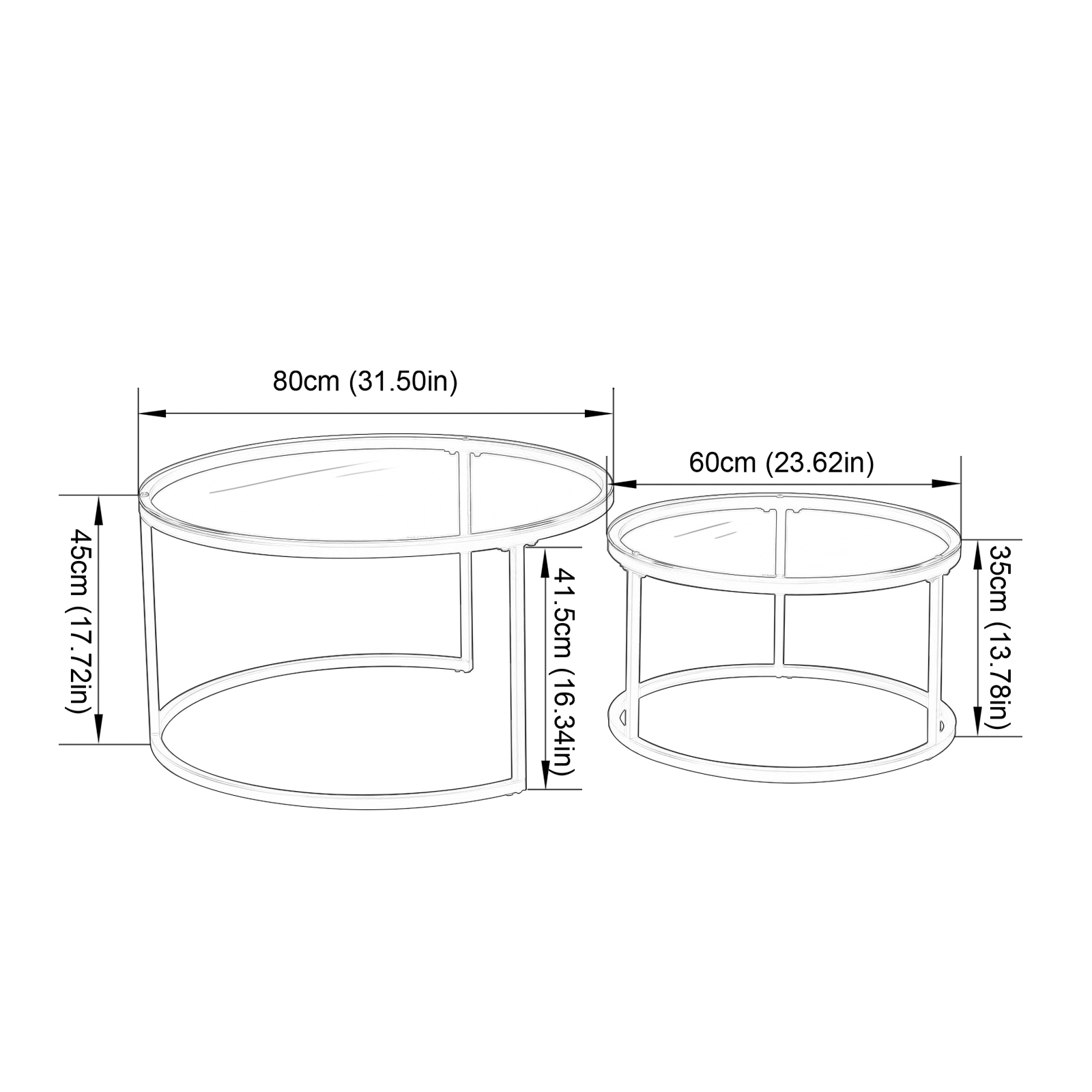 NAPLES Tables - Clear #31140 - Image 5