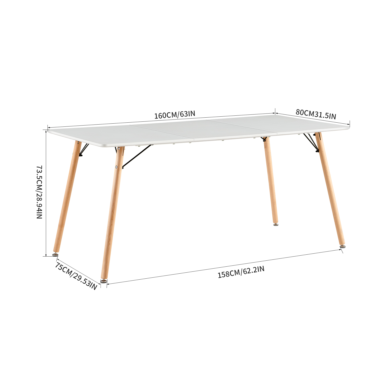 RAYSAL Tables - White #31165 - Image 5