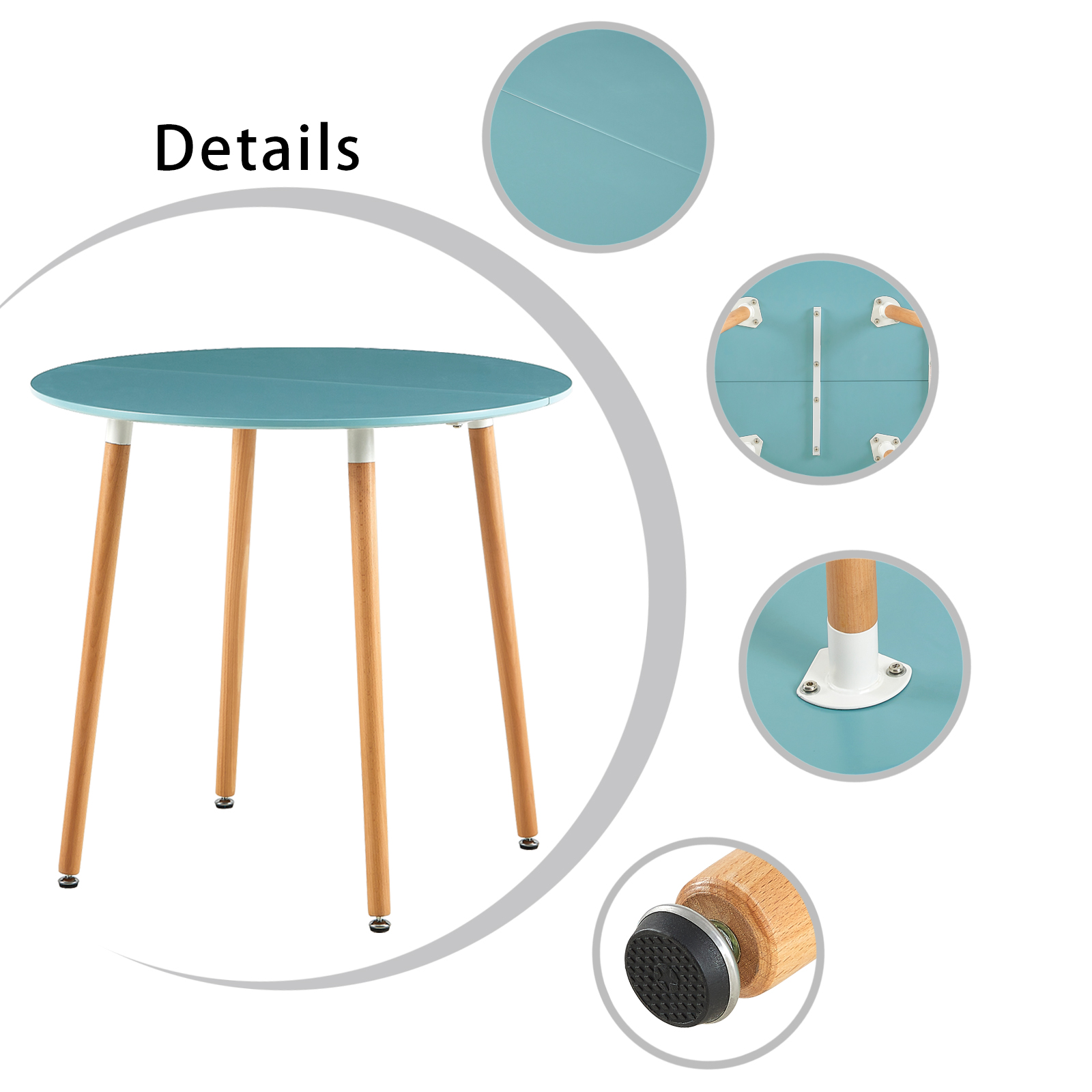 RONALD Tables - Light Light Blue #31439 - Image 3