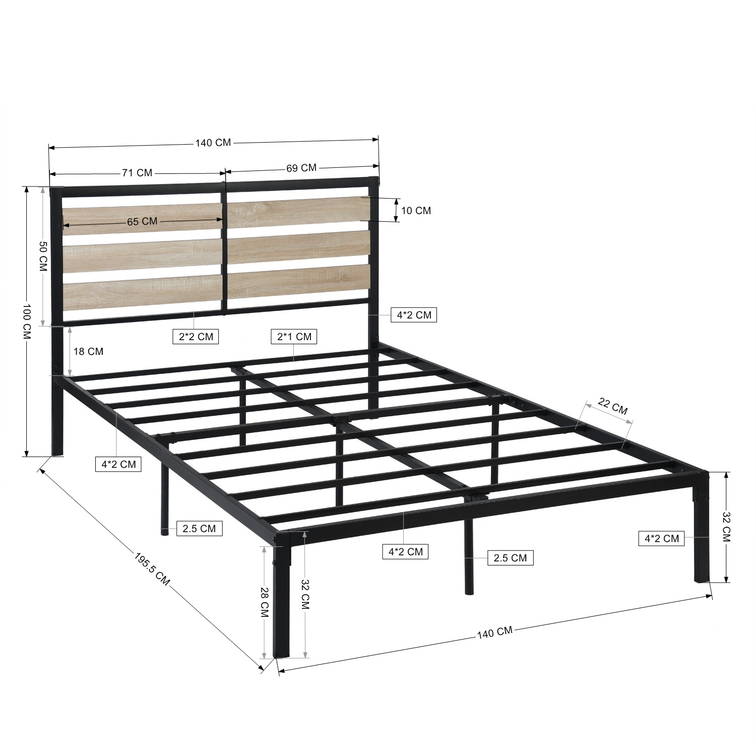 SEQUIM Beds - Black #31454 - Image 5