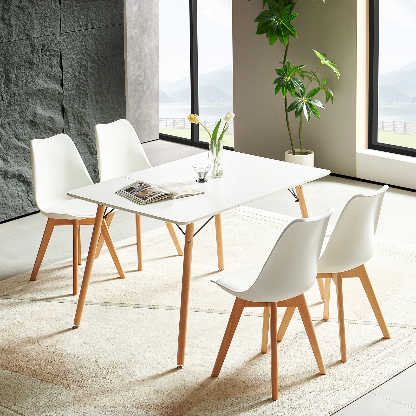 SOMERS Tables - White #31227 - Image 2