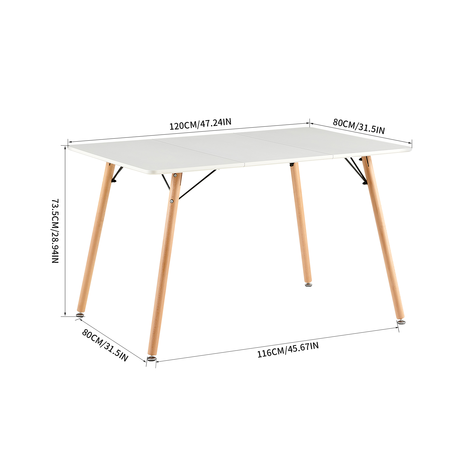 SOMERS Tables - White #31227 - Image 5