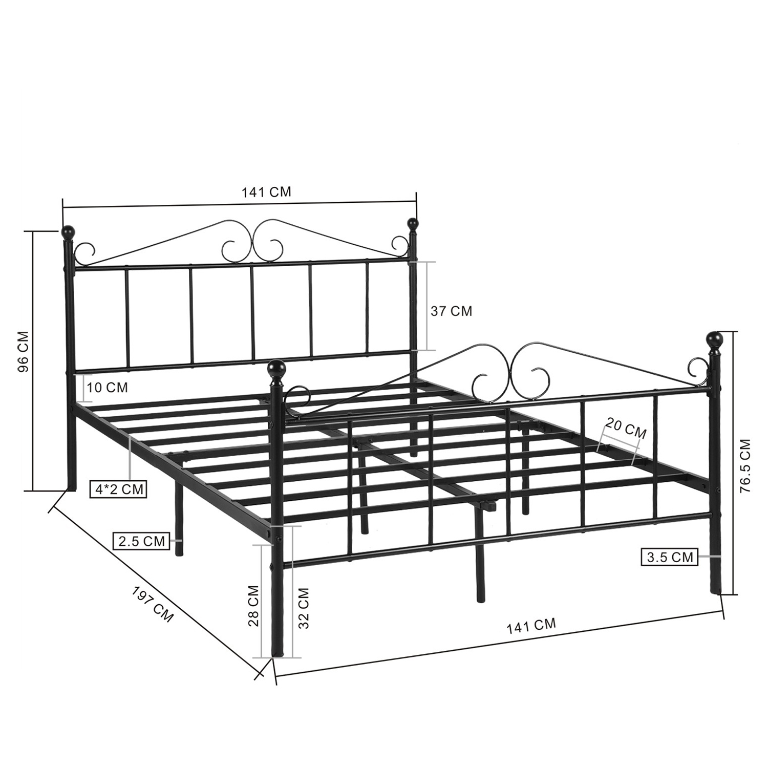 TISCH Beds - Black #31276 - Image 5