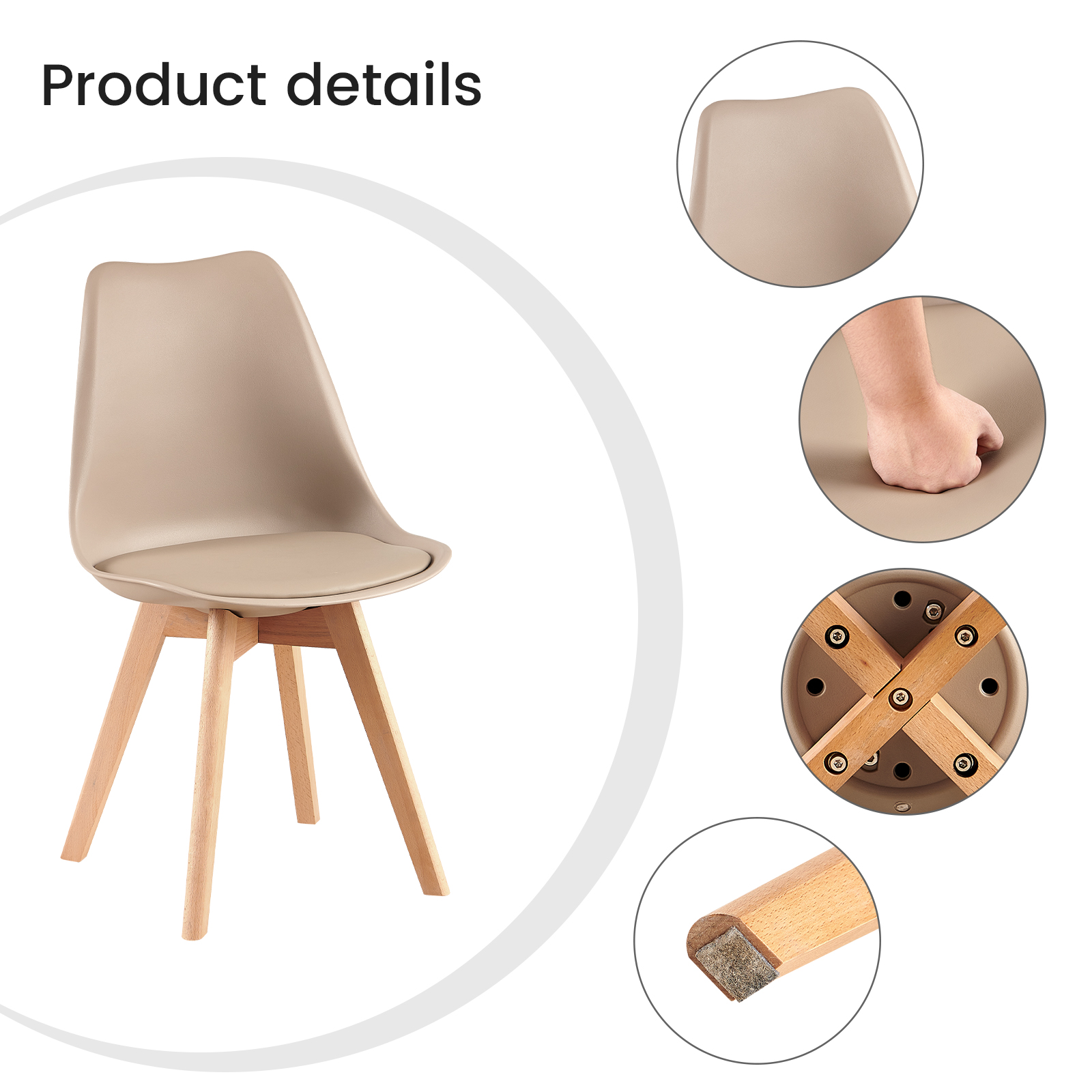 TULIP Chairs - Light KAR-KEE #31103 - Image 3