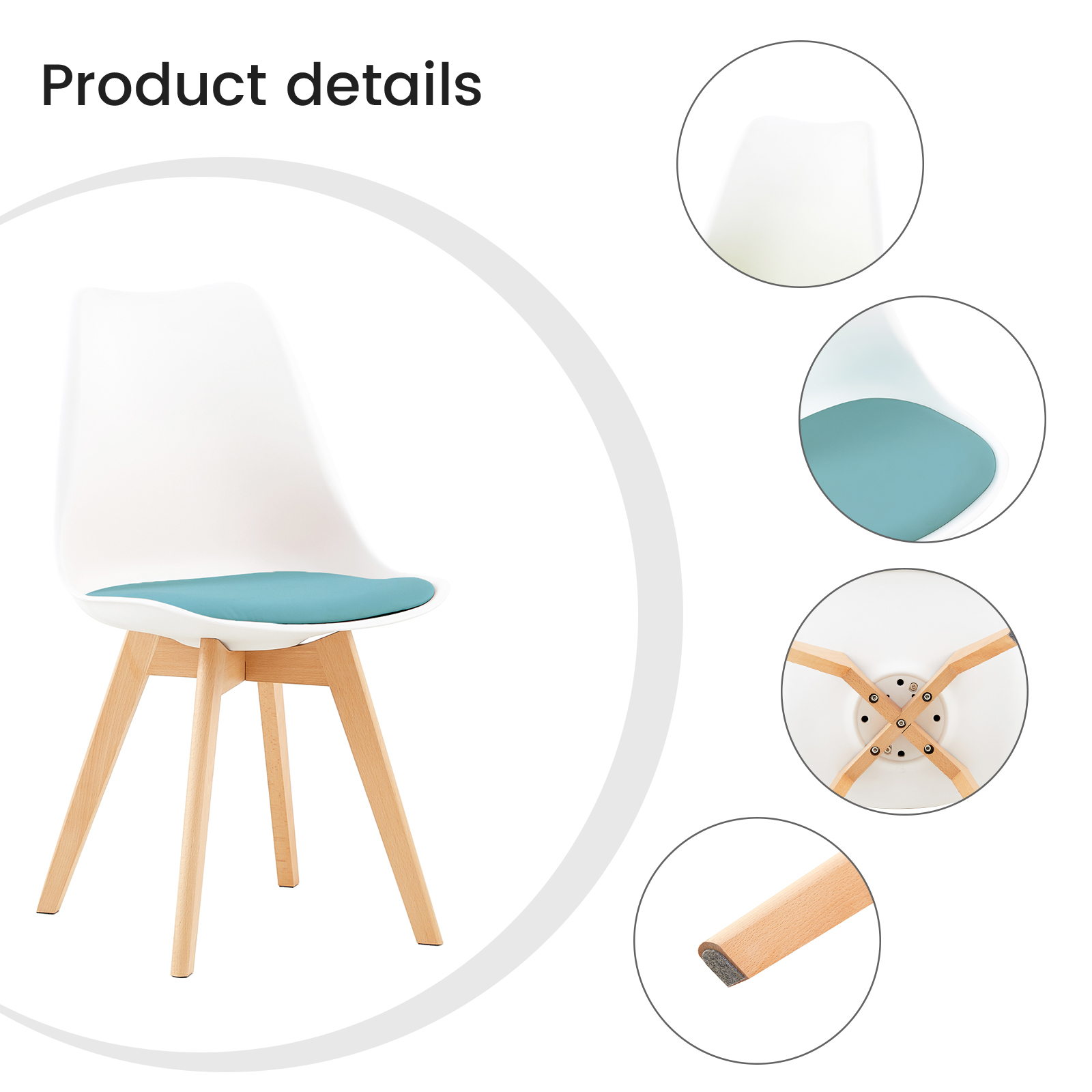 TULIP Chairs - MultiColor #31645 - Image 3