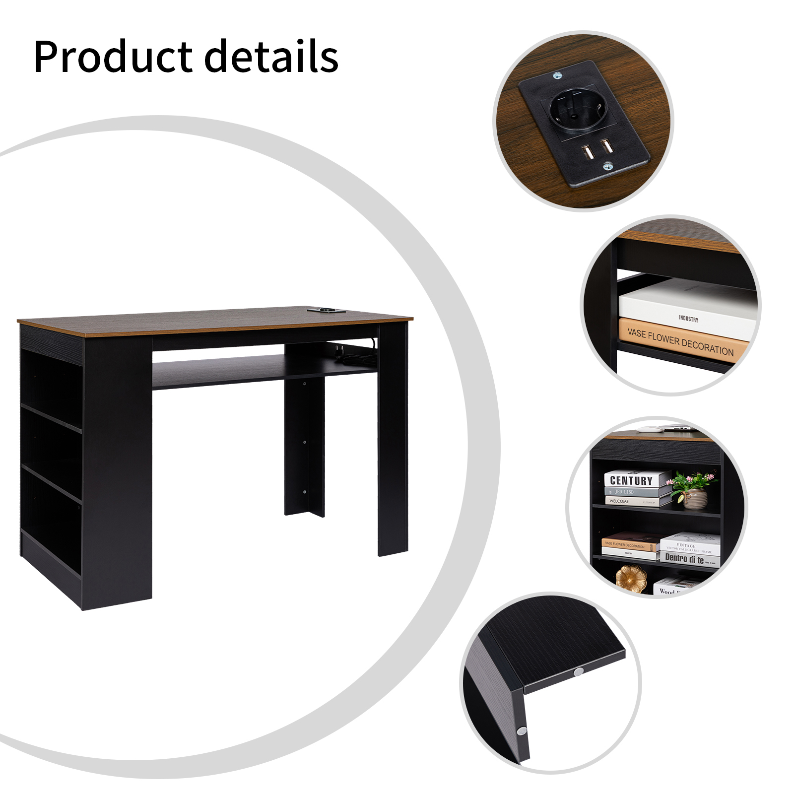 TURLEY Tables - Walnut wood color #31310 - Image 3