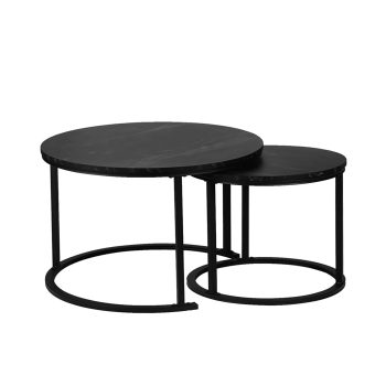 VERONA Tables - Black marble #31541