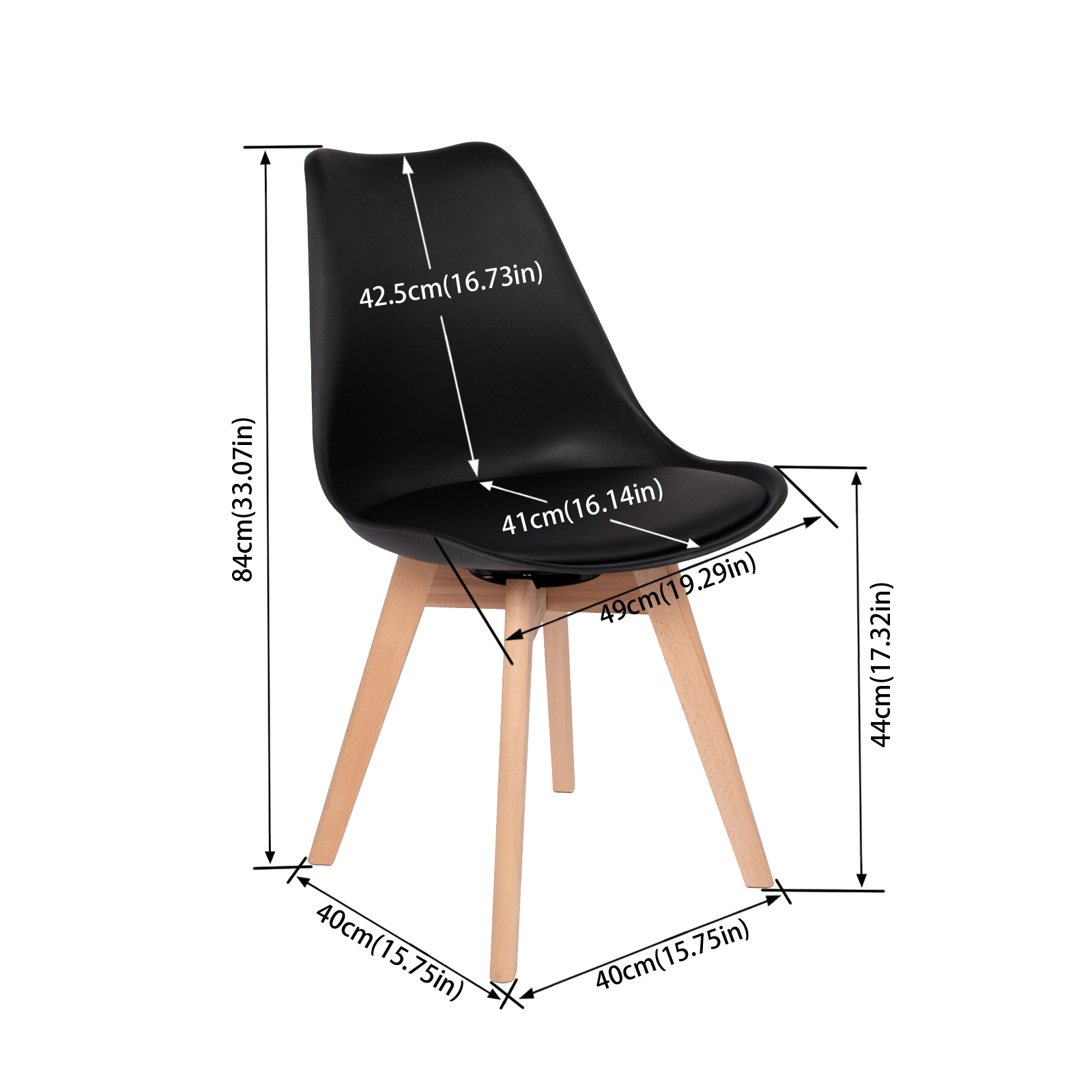 VINCO Chairs - Black #31194 - Image 5