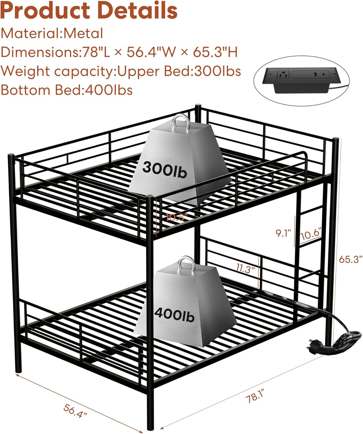 WILMA Beds - Black #31886 - Image 5