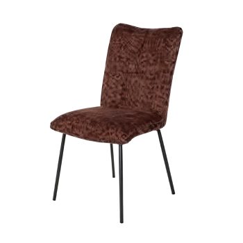 WELAKA Chairs -  Deep brownish red #31926