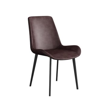 WELAKA Chairs -  Deep brownish red #31958