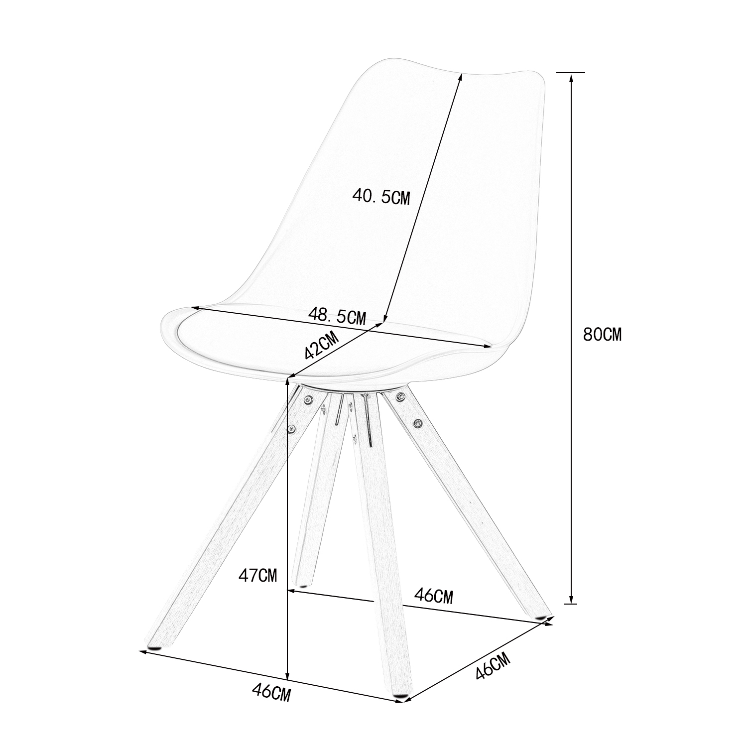 OSTEEN Chairs - Yellow #31831 - Image 5